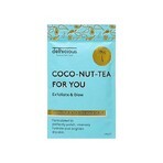 Delhicious, Exfoliante corporal de coco y té negro 1×100 g, exfoliante corporal