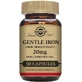 Solgar Gentle Iron 20 mg Iron (ferrous bisglycinate) Gentle for Stomach 90 capsules 1×90 cps, dietary supplement
