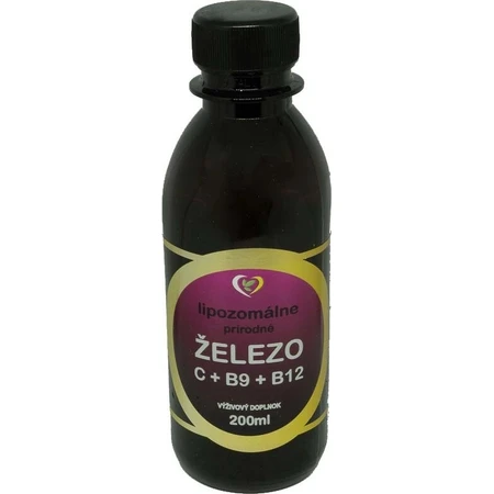 Healthy World Liposomaal natuurlijk ijzer 1×200 ml, voedingssupplement