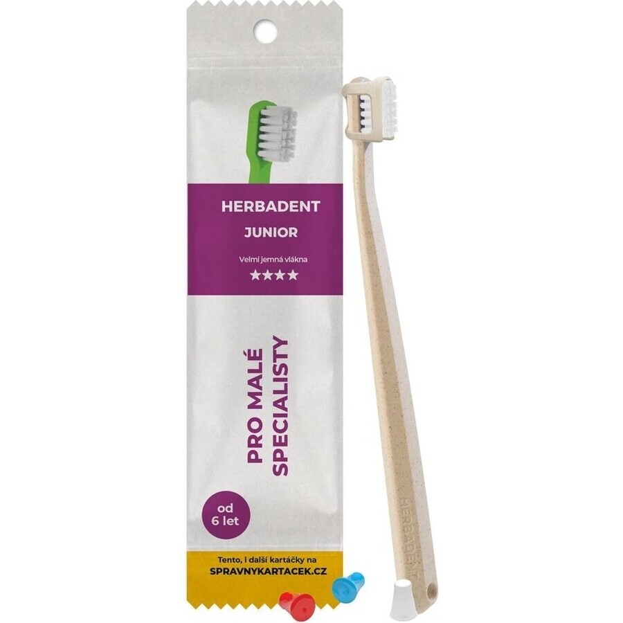 Toothbrush HERBADENT Original JUNIOR 1×1 pc, toothbrush Toothbrush HERBADENT Original JUNIOR 1×1 pc, toothbrush
