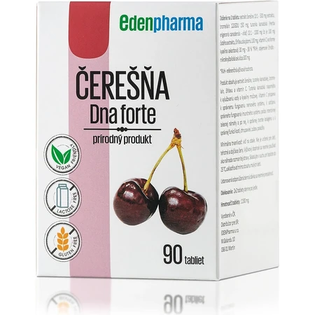 EDENPharma Kersen-DNA forte 1×90 tbl, voedingssupplement