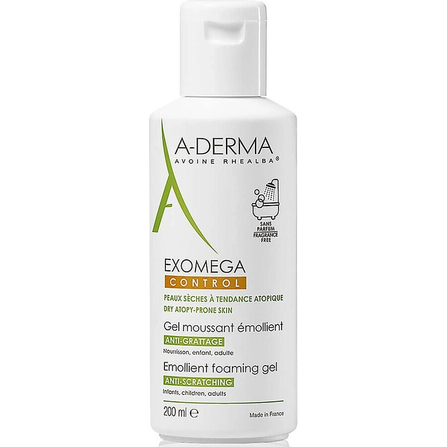 Exomega CONTROL Foaming Soaking Gel 200 ml 1×200 ml 1×200 ml gel for dry skin