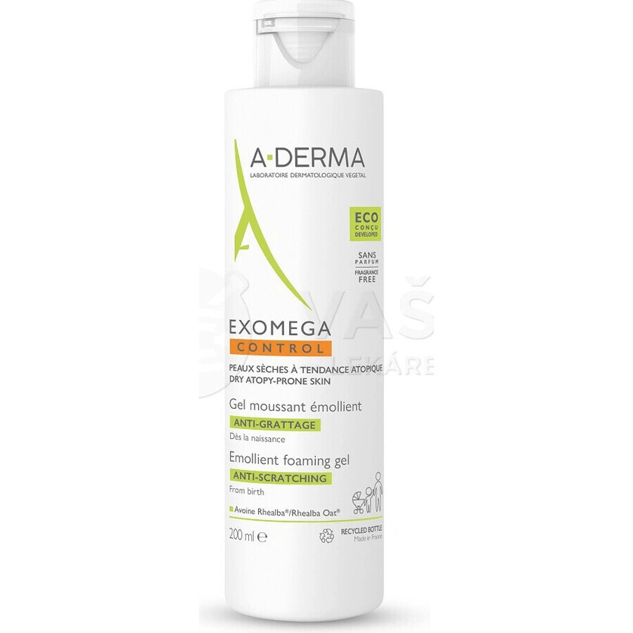 Exomega CONTROL Foaming Soaking Gel 200 ml 1×200 ml 1×200 ml gel for dry skin