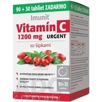 Imunit Vitamine C 1200 mg URGENT met rozenbottels 1×90+30 tbl, voedingssupplement