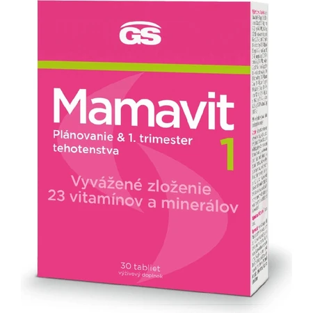 GS Mamavit 1 Planning and first trimester 30 tablets 1×30 tbl, food supplement
