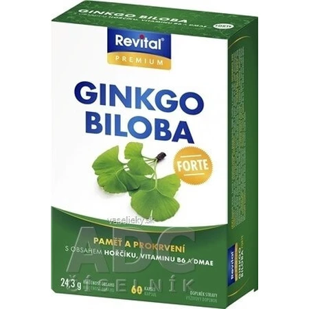 VITAR Ginkgo biloba Forte 1×60 cps, voedingssupplement