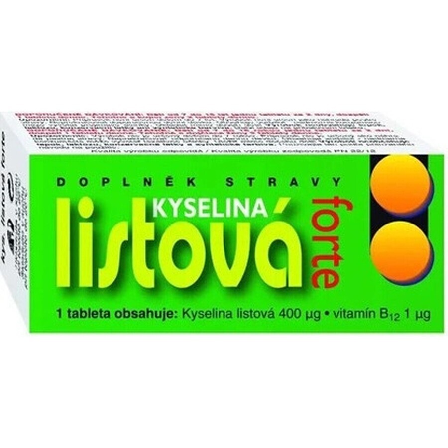 NATURVITA LEAF ACID FORTE 1×60 tbl, voedingssupplement