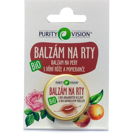 Purity Vision Bio Argan Lippenbalsem 12ml 1×1 st