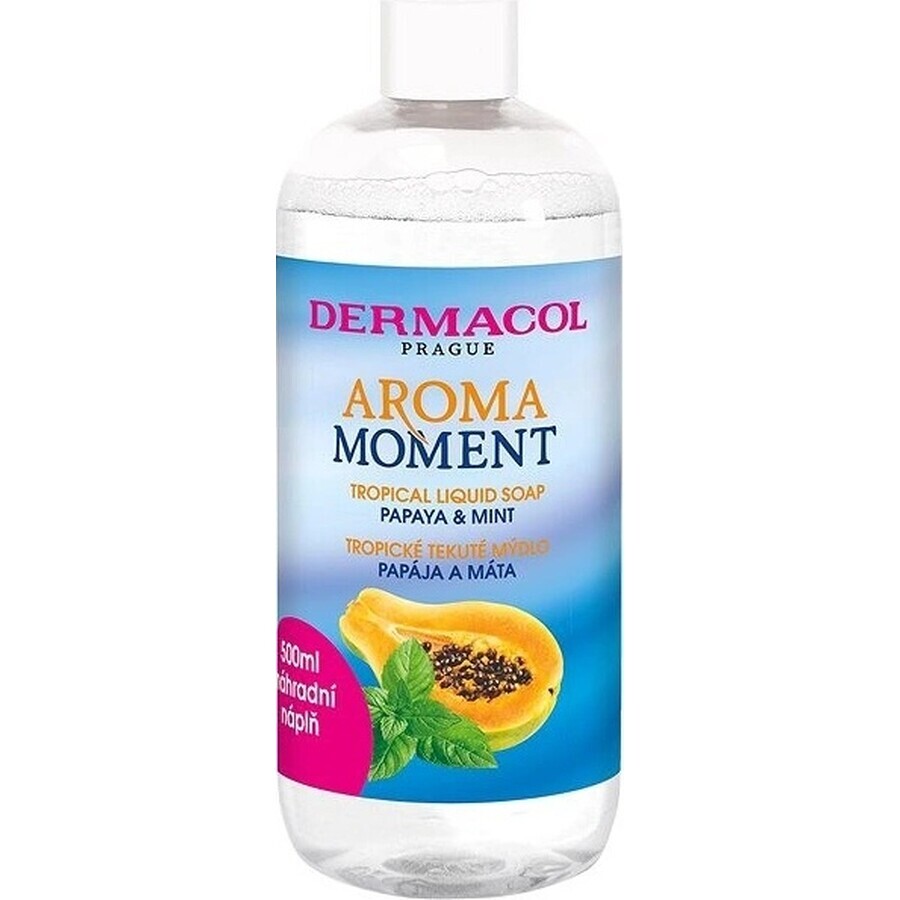 Liquid soap Liquid soap Aroma Moment Papaya and mint - refill 1×500 ml, liquid soap Liquid soap Liquid soap Aroma Moment Papaya and mint - refill 1×500 ml, liquid soap