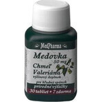 MedPharma MIELE 50MG + HOPE + VALERIANA 1×37 tbl, MIELE + HOPE + VALERIANA MedPharma MIELE 50MG + HOPE + VALERIANA 1×37 tbl, MIELE + HOPE + VALERIANA