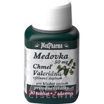 MedPharma MIELE 50MG + HOPE + VALERIANA 1×37 tbl, MIELE + HOPE + VALERIANA MedPharma MIELE 50MG + HOPE + VALERIANA 1×37 tbl, MIELE + HOPE + VALERIANA