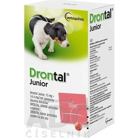 Drontal Junior 1×50 ml, Suspension für Hunde