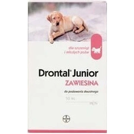 Drontal Junior 1×50 ml, Suspension für Hunde