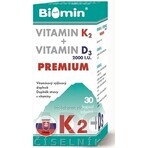 Biomin VITAMINA K2 D3 PREMIUM 2000 U.I. 1x30 cps, supliment alimentar