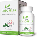 Tree3CHLORELLA 1×60 tbl, complemento alimenticio Tree3CHLORELLA 1×60 tbl, complemento alimenticio