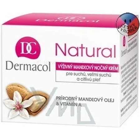 DERMACOL NATURAL Crème de nuit à l'amande 1×50 ml, crème de nuit