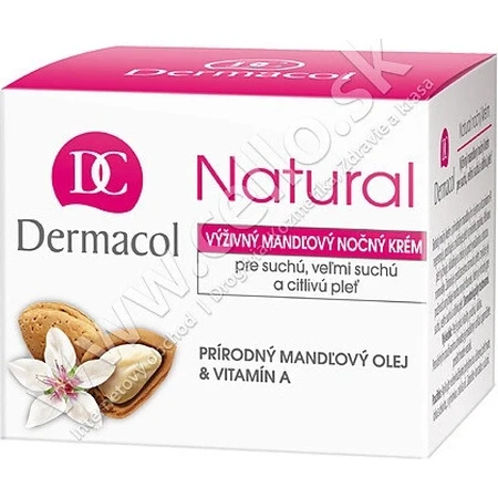 DERMACOL NATURAL Crème de nuit à l'amande 1×50 ml, crème de nuit