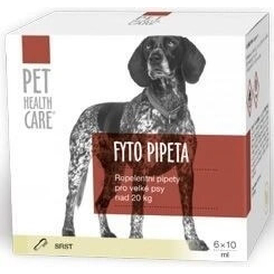 PET HEALTH CARE FYTO PIPETA 6×10 ml, repellent