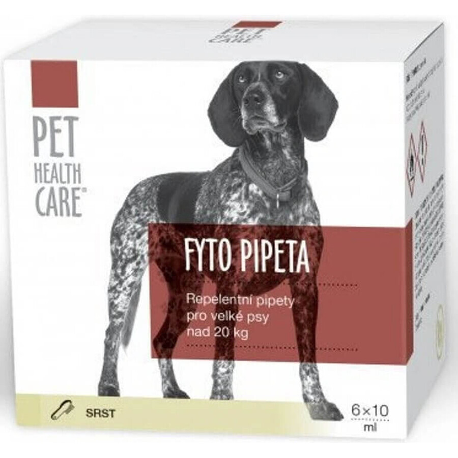 PET HEALTH CARE FYTO PIPETA 6×10 ml, repellent