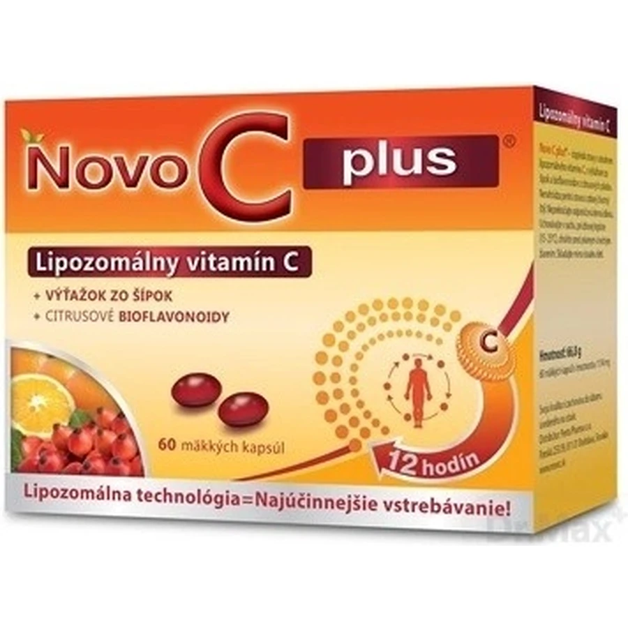 NOVO C PLUS Liposomale Vitamine C 1×60 cps, vitamine c
