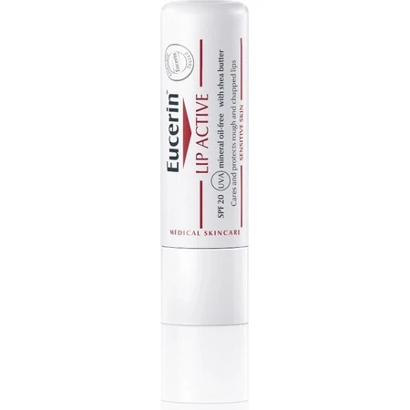 Eucerin LIP AKTIV barra de labios 1×4,8 g, suaviza los labios