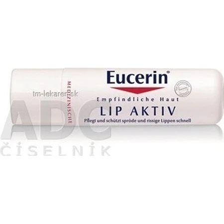 Eucerin LIP AKTIV barra de labios 1×4,8 g, suaviza los labios