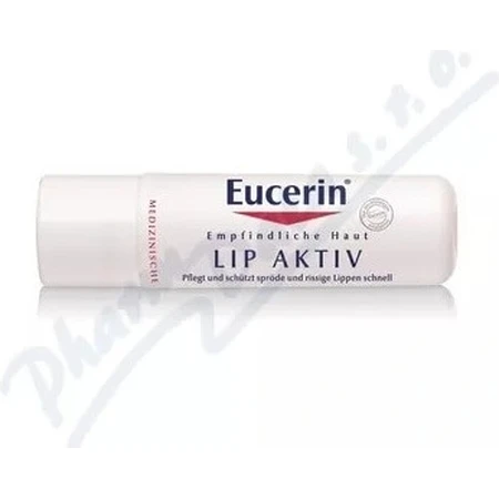 Eucerin LIP AKTIV barra de labios 1×4,8 g, suaviza los labios