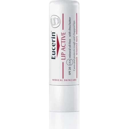 Eucerin LIP AKTIV barra de labios 1×4,8 g, suaviza los labios