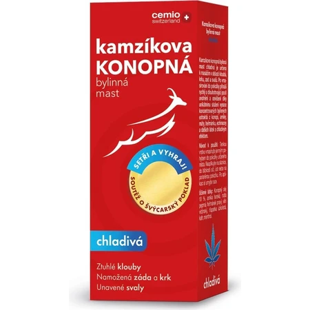 Cemio Kamziks kühlende Hanf-Salbe 1×200ml, Hanf-Salbe