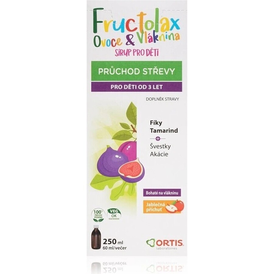 Fructolax Fruit and Fiber SIRUP 1×250 ml, syrup