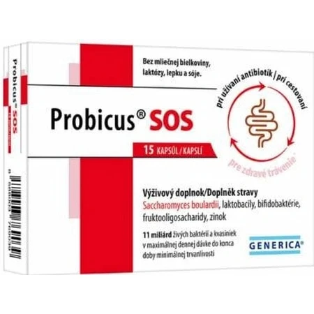 GENERICA Probicus® SOS 1×15 Stück, Nahrungsergänzungsmittel