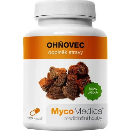 Mycomedica Ohnovec Ohnovec 30% Vegan 400mg 120cps 1×120 cps
