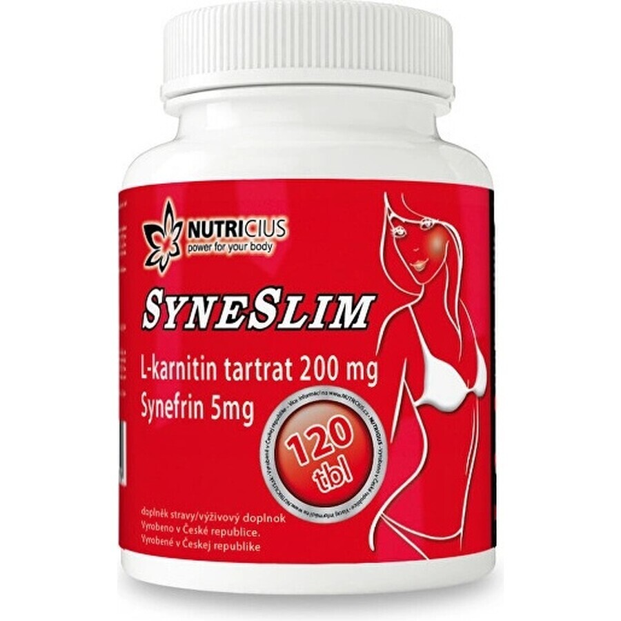 SYNESLIM synephrine + L-carnitine 1×120 tbl, synephrine + L-carnitine