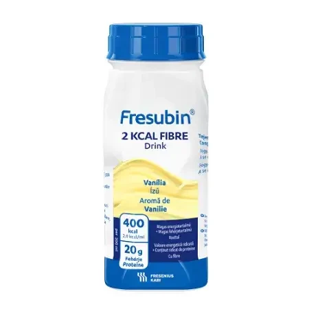 Getränk mit Vanillegeschmack Fresubin 2kcal Fibre, 4 x 200 ml, Fresenius Kabi