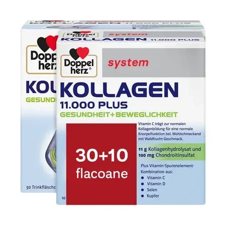 Kollagen 11,000 Plus, 30+10 single-dose vials, Doppelherz