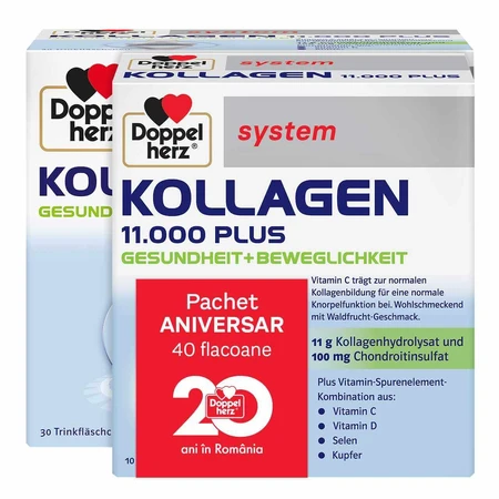 Kollagen 11,000 Plus, 30+10 single-dose vials, Doppelherz