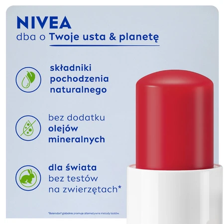 Nivea Fresa Brillo, barra de labios nutritiva, 4,8 g