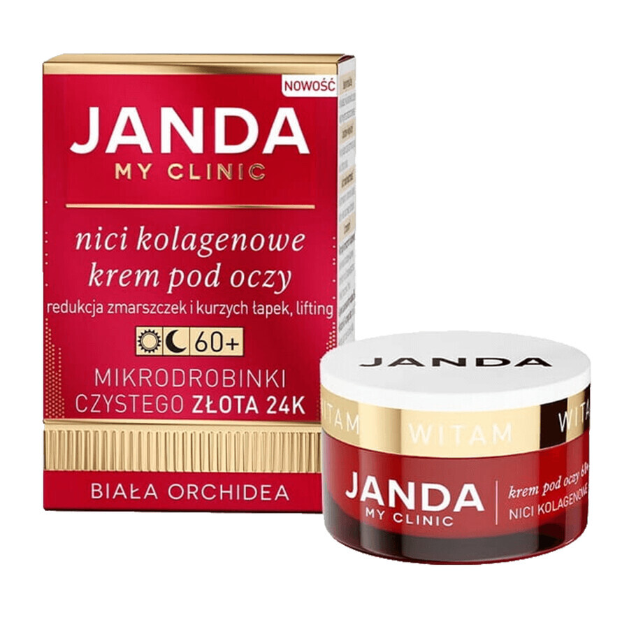 Kit Janda My Clinic Collagen Threads 60+, day cream 50 ml + night cream 50 ml + eye cream 15 ml