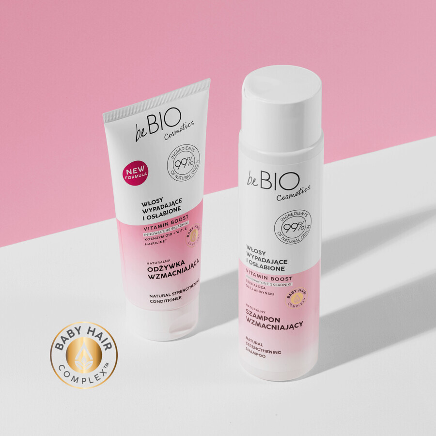 beBIO Cosmetics Baby Hair Complex, balsam natural pentru părul căzut și slăbit, întărire, 200 ml beBIO Cosmetics Baby Hair Complex, balsam natural pentru părul căzut și slăbit, întărire, 200 ml