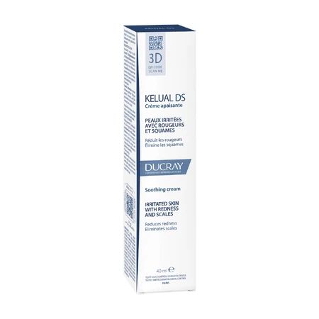 Ducray Kelual DS, crema calmante para reducir la descamación, 40 ml