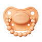 Luu Kids, fopspeen, positionering, silicone, zomer abrikoos, 3-6 maanden, 1 st