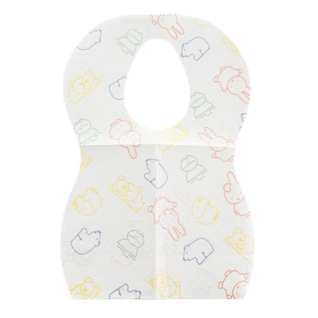 Bocioland, disposable bibs, from birth, 10 pieces