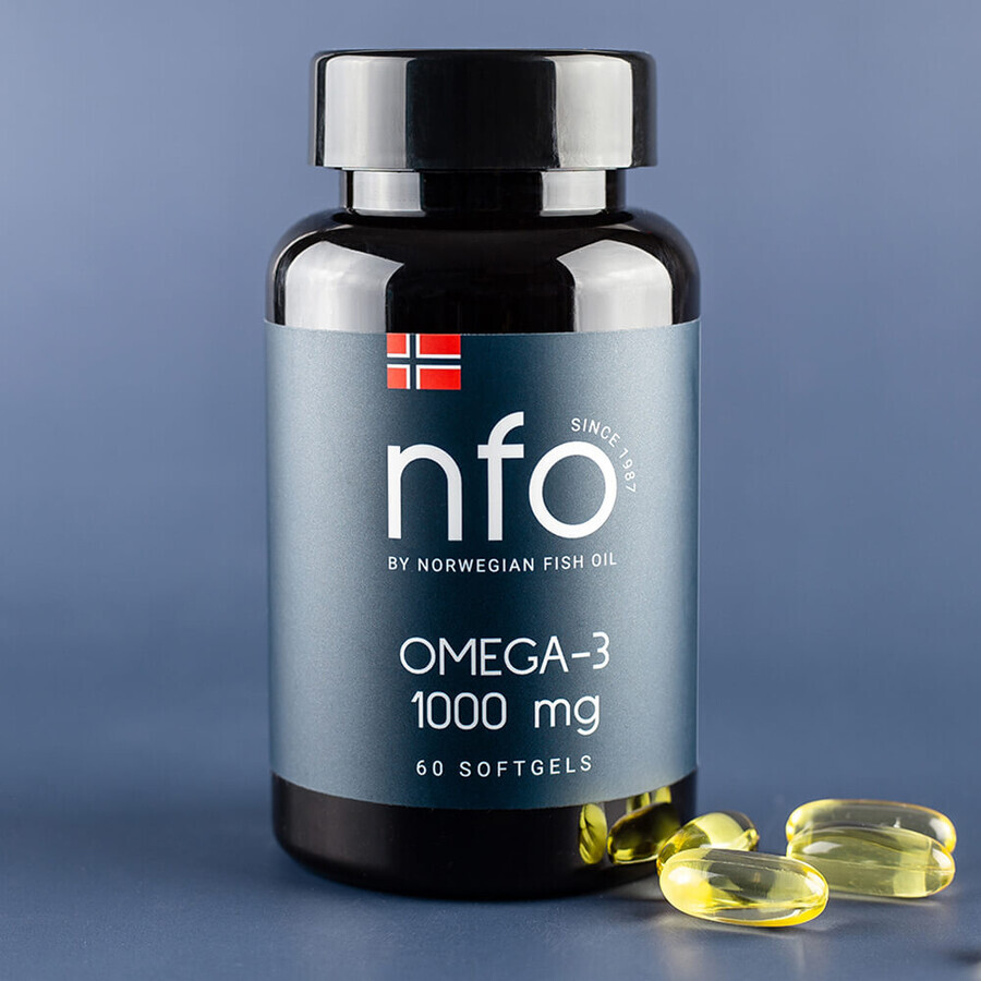 NFO Omega-3 1000, 60 gélules me