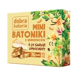 Buono Kaloria Mini barrette di anacardi alla vaniglia, senza zuccheri aggiunti, 6 pezzi