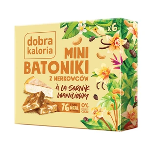 Good Kaloria Mini cashew a'la vanilla cheesecake bars, no added sugar, 6 pieces