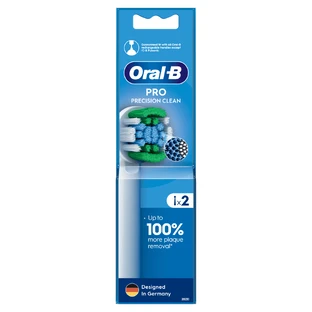 Oral-B Pro Precision Clean, Ersatzaufsätze für eine Clean Maximiser elektrische Zahnbürste, 2 Stück