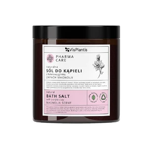 Vis Plantis Pharma Care, natural bath salt with violet clay, magnolia, 800 g