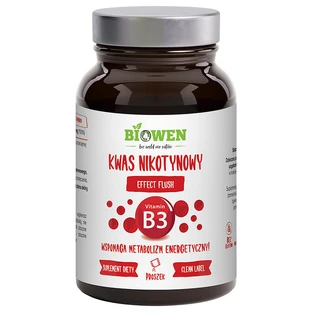 Biowen Ácido nicotínico, vitamina B3, 120 g