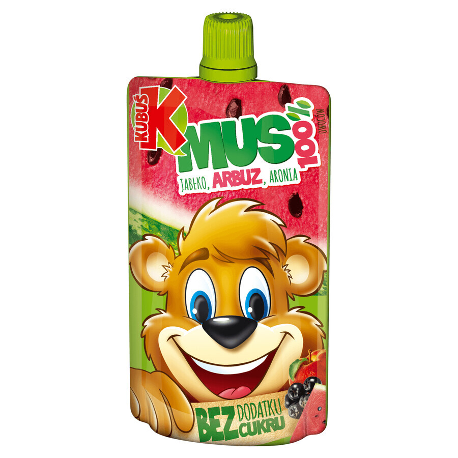 Winkel op Kubuś Mousse 100%, appel, watermeloen, appelbes, 100 g Kubuś Mousse 100%, appel, watermeloen, appelbes, 100 g