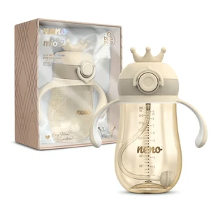 Neno Mio 2, Flasche mit Strohhalm, Creme, ab 12 Monaten, 280 ml